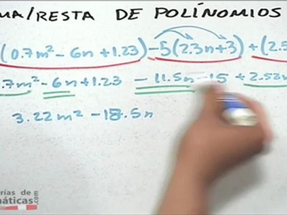 Suma / resta de polinomios - HD
