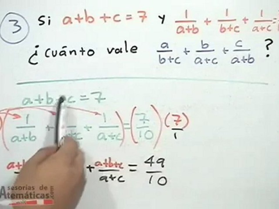 Problema # 3 - tipo olimpiada de matemáticas (nivel 2)