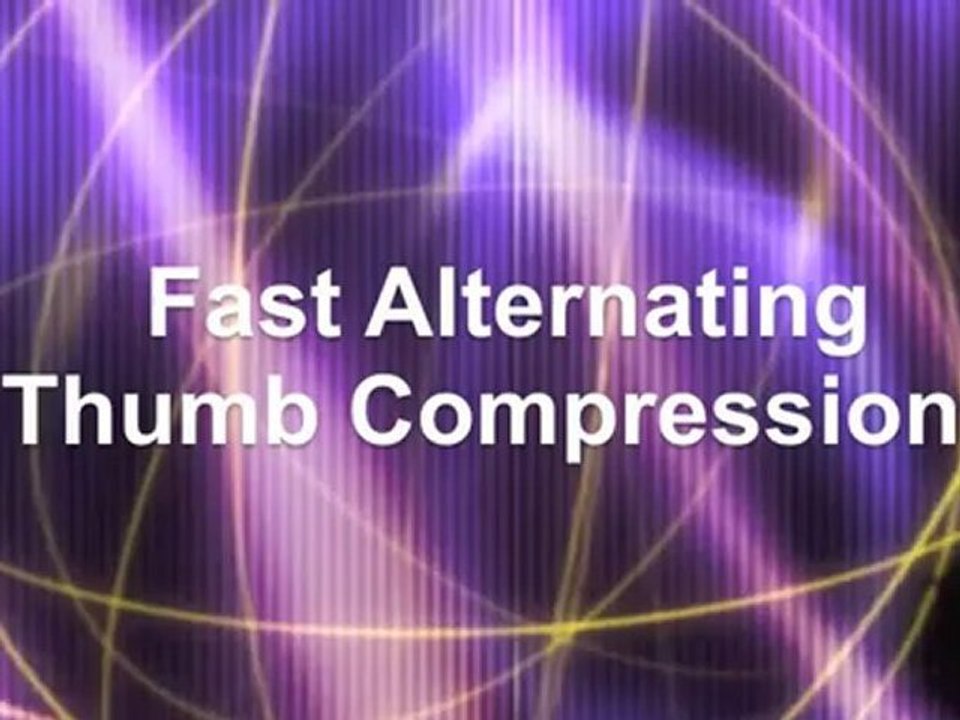 Fast Alternating  Thumb Compressions - Chair Massage Techniques with Eric Brown