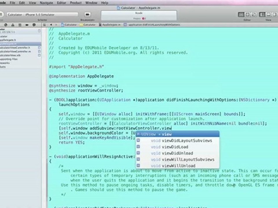 MVC Architecture in iOS Programming