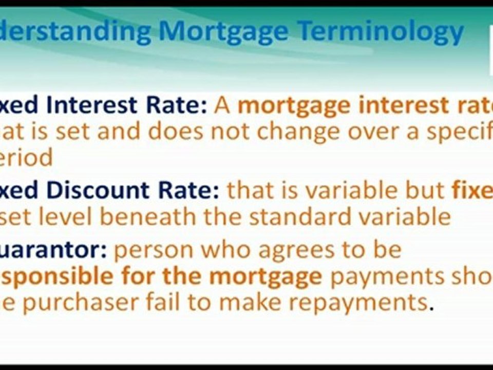 Mortgage Terms Explained 🏡