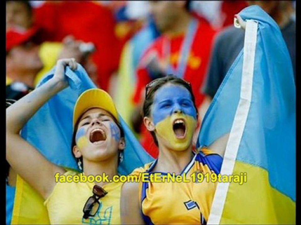 Ukraine Girls Fans at UEFA Women's Euro 2012