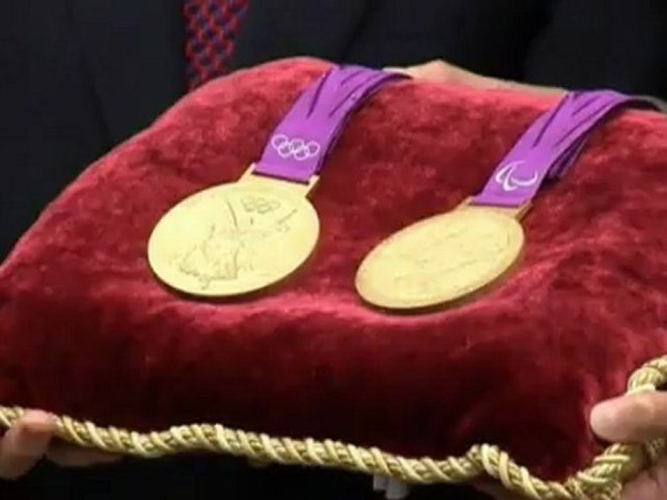 Olympic medals under lock and key in the Tower of London