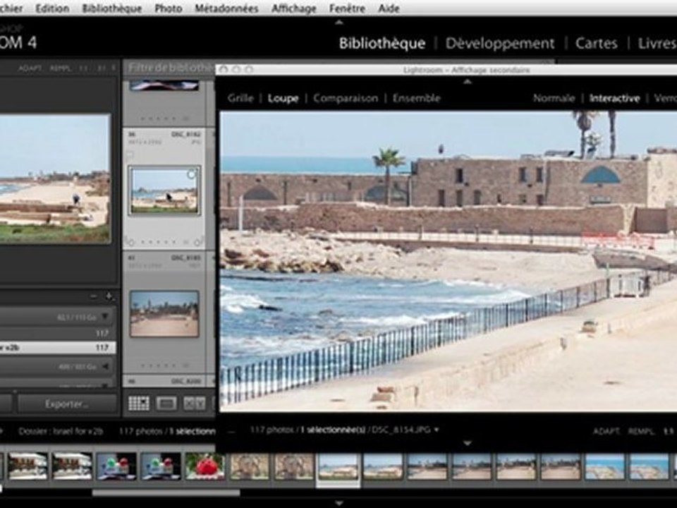 Adobe Lightroom 4 : Utilisation de l'écran secondaire