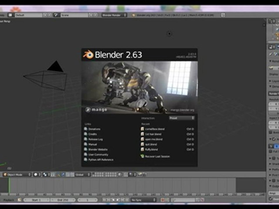Blender 2.63 Video Tutorial Basic Controls