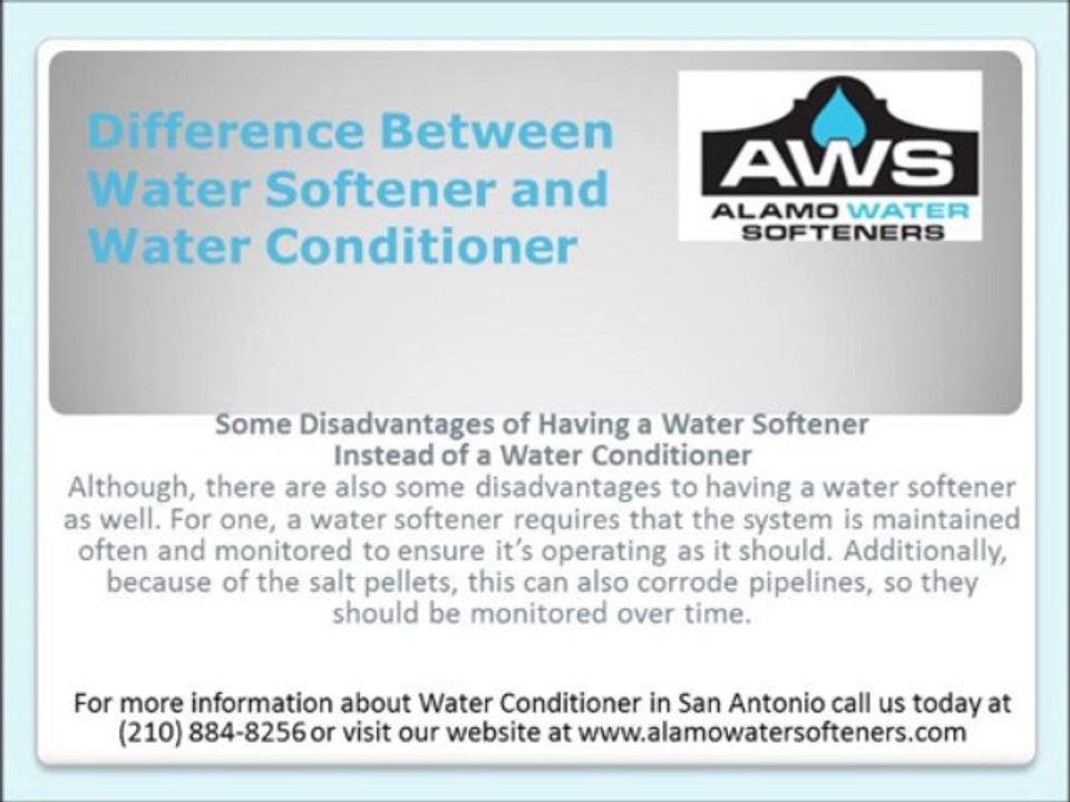 Difference Between Water Softener and Water Conditioner
