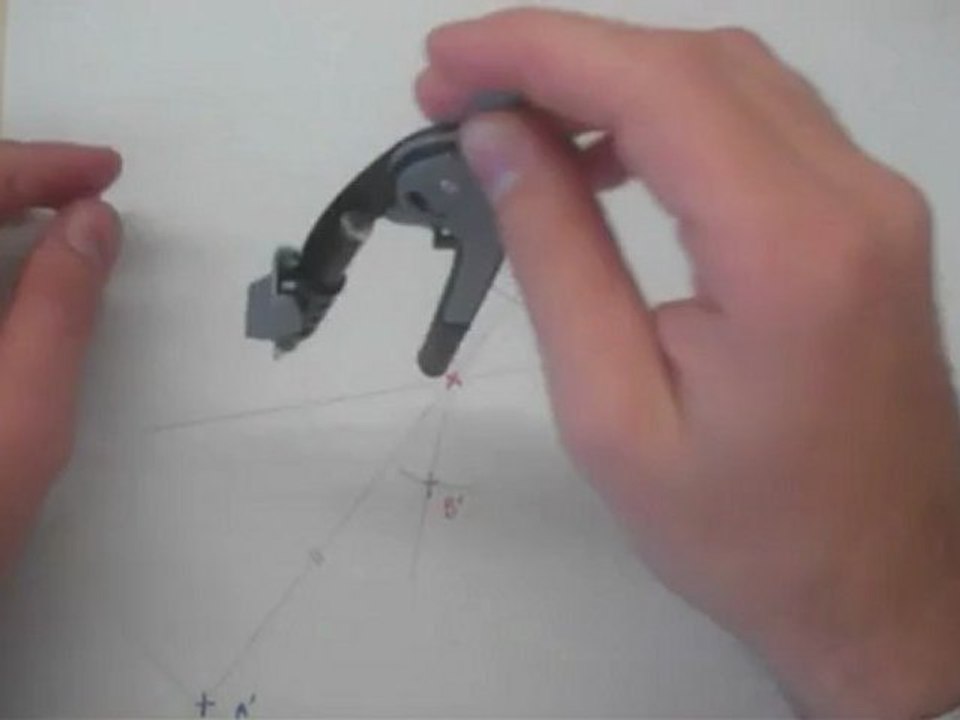 Construction du symétrique d'une figure par rapport à un point