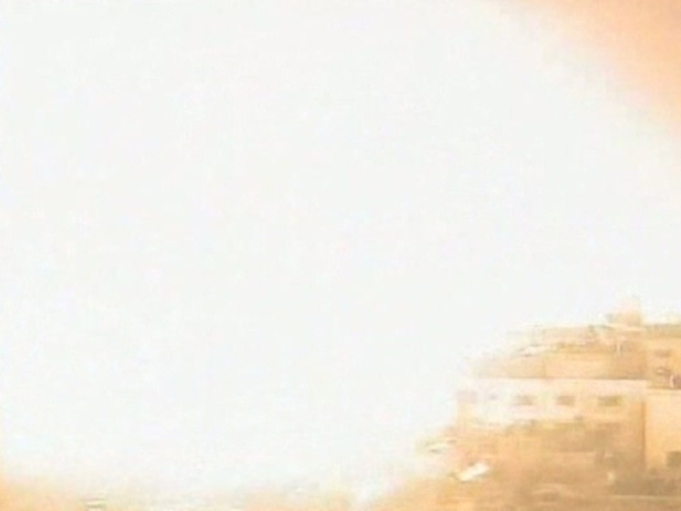 Blast in building in Gaza