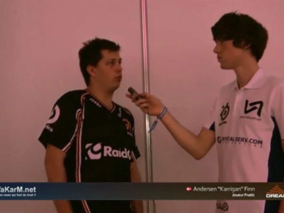 Dreamhack - Interview Fnatic Karrigan