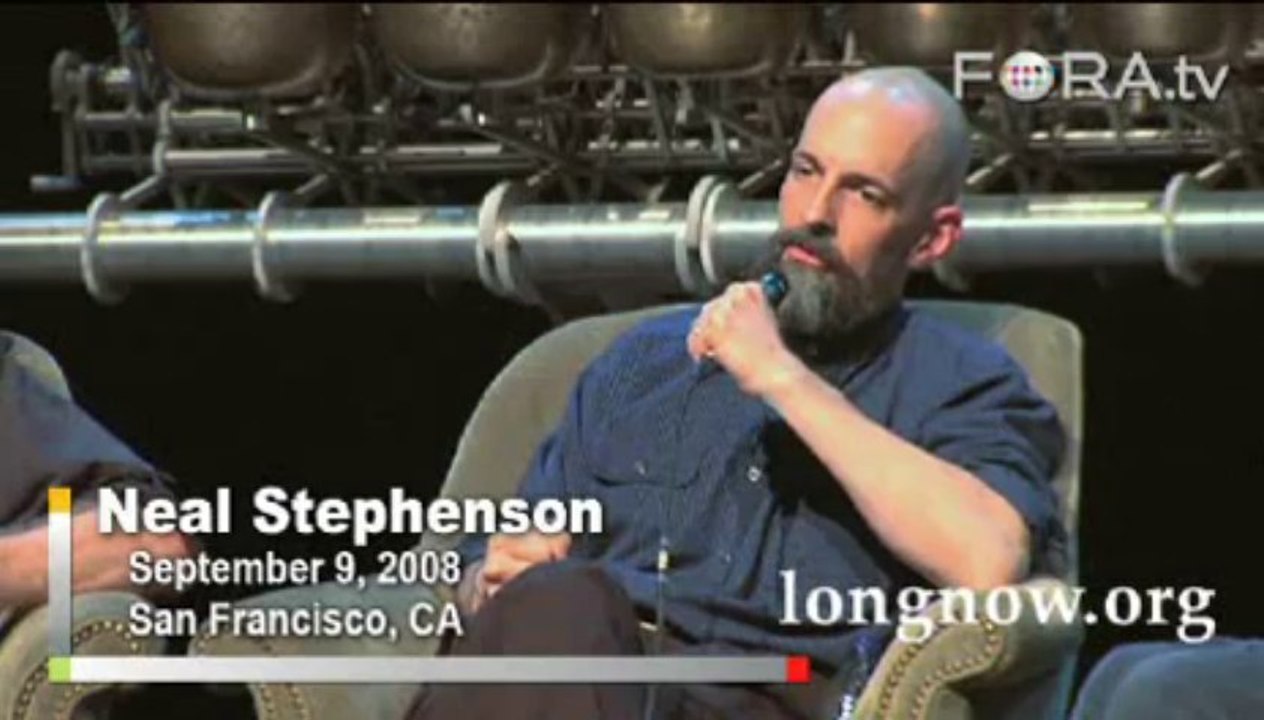 Neal Stephenson on Mathematical Platonism