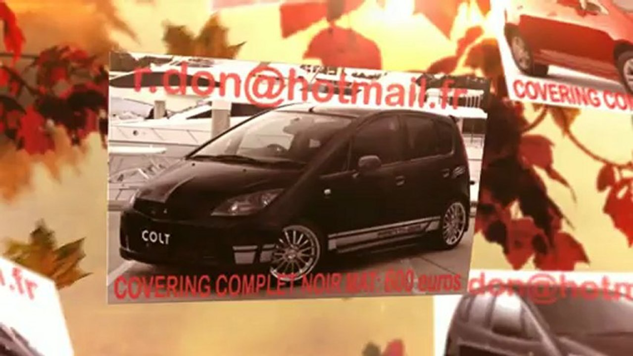 Mitsubishi Colt, Mitsubishi Colt, essai video Mitsubishi Colt, covering Mitsubishi Colt, Mitsubishi Colt peinture noir mat