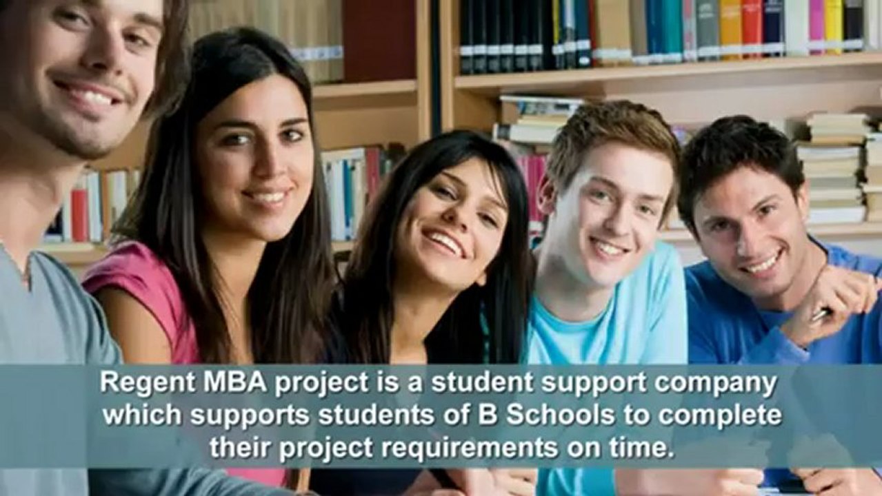 Regent MBA Projects Video - IGNOU MBA Project Help & MBA Dissertation Writing Services in India