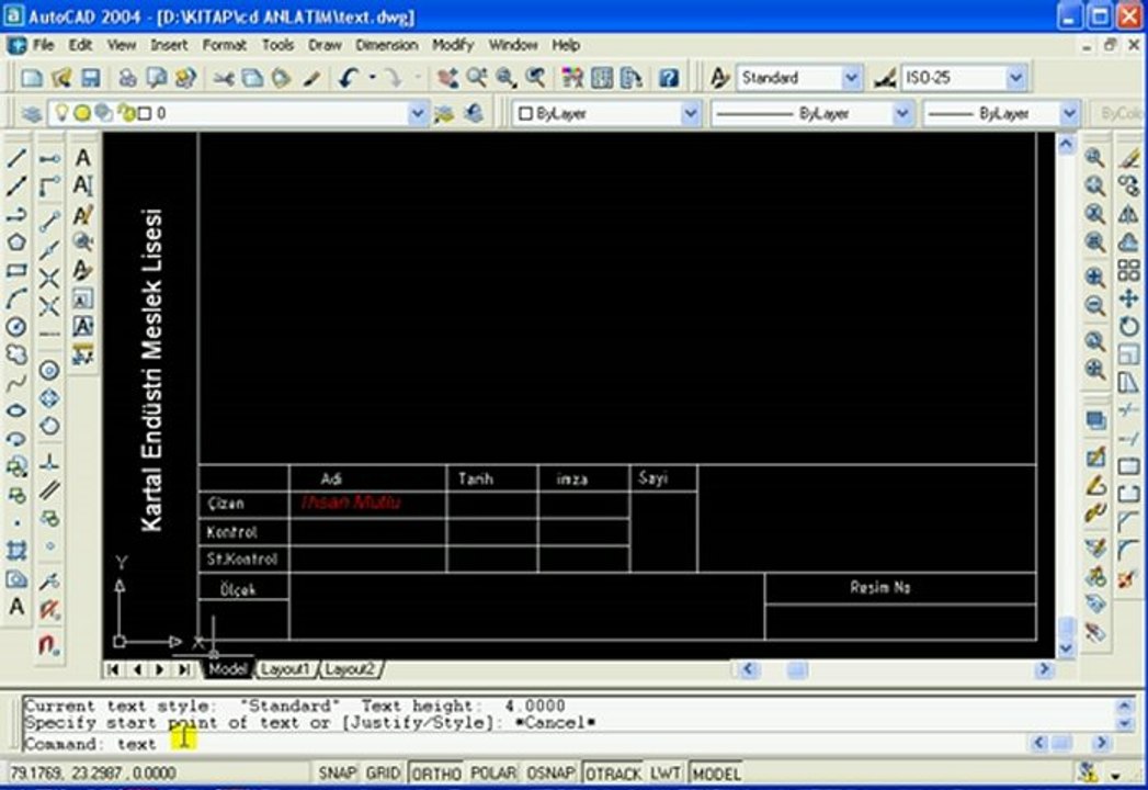 Autocad Kursu ve Dersleri Türkiye 🇹🇷