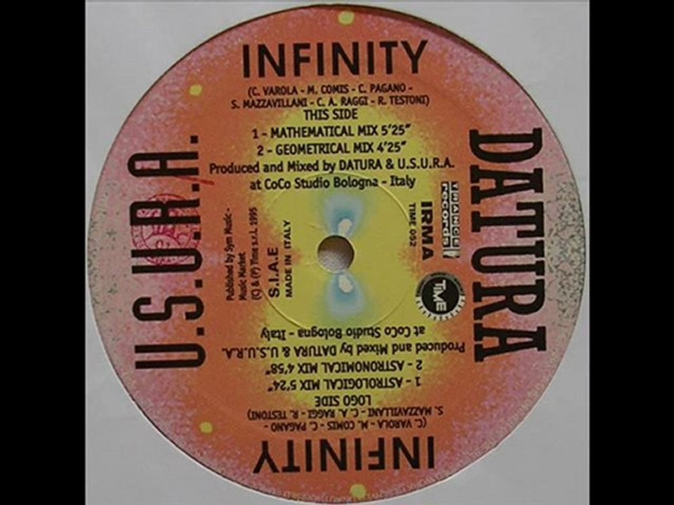 Datura & U.S.U.R.A. - Infinity (Mathematical Mix) | 90's Trance & Eurodance Classics 🎶