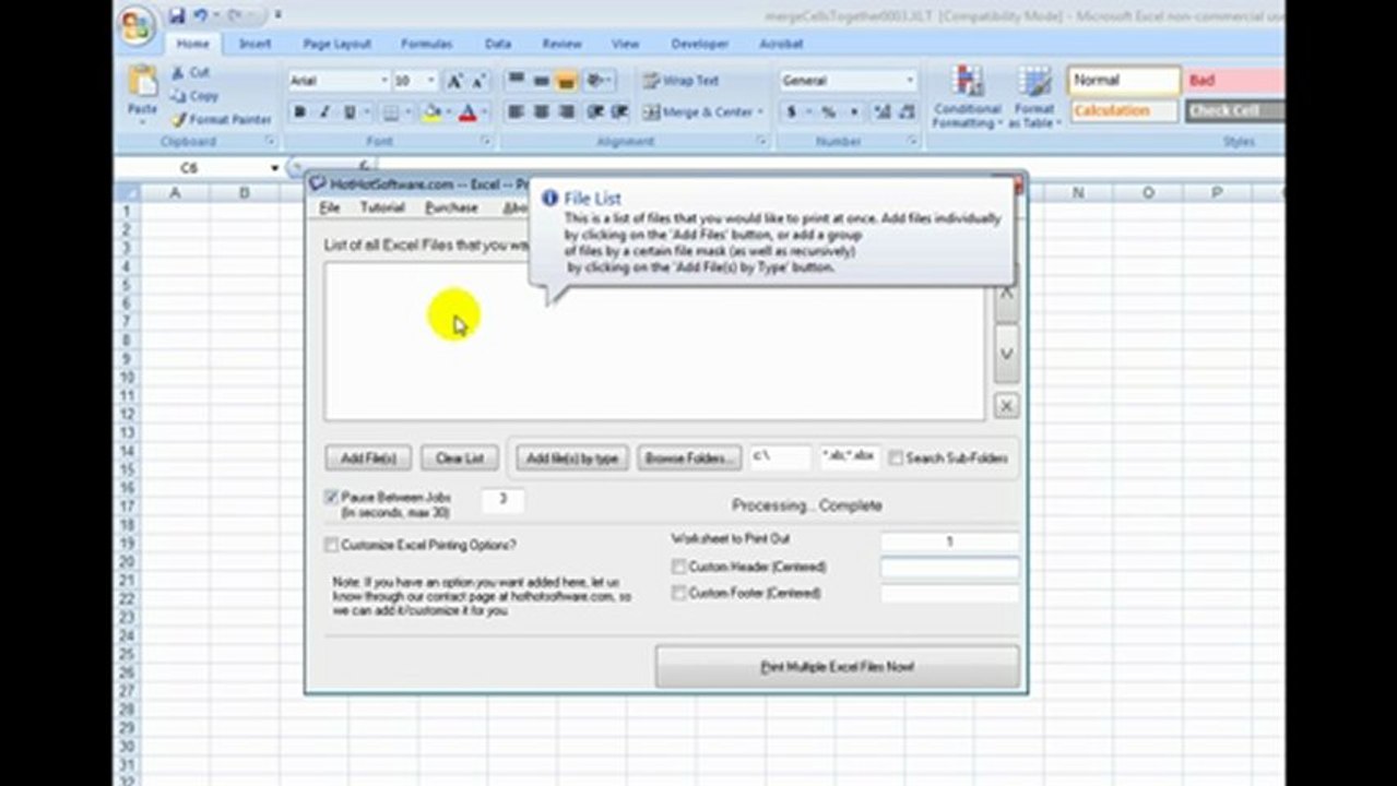 Guide to Printing Multiple Excel Spreadsheets and Worksheets Simultaneously