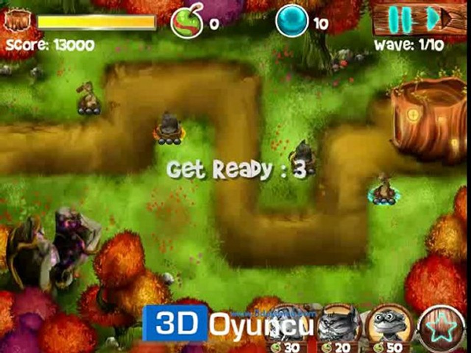 3D Canavar Savunma - 3D Oyunlar - 3D Oyuncu