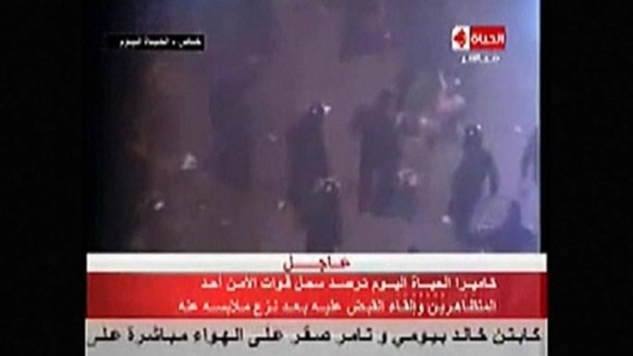 Video shows Egyptian police beating naked protester
