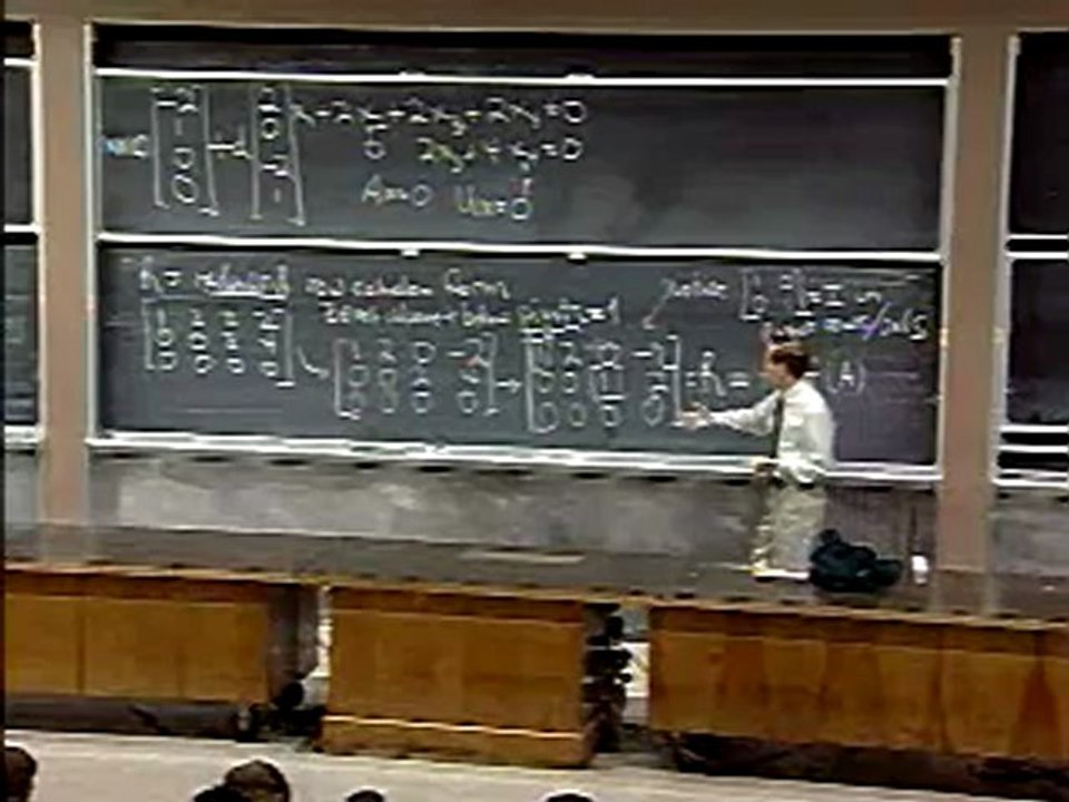 Linear algebra lec07-22sep1999-220k