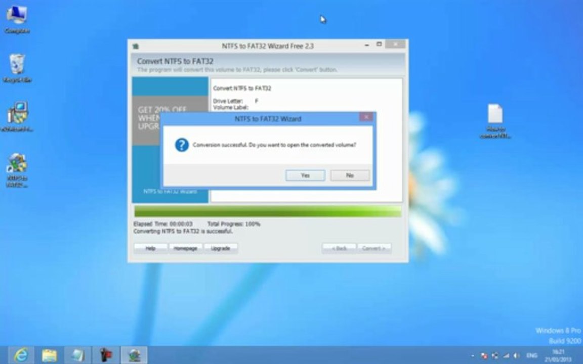 How to Convert NTFS to FAT32 Directly without Format or Partition, No Data Loss