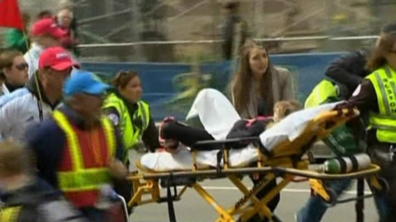 Explosions rock Boston Marathon