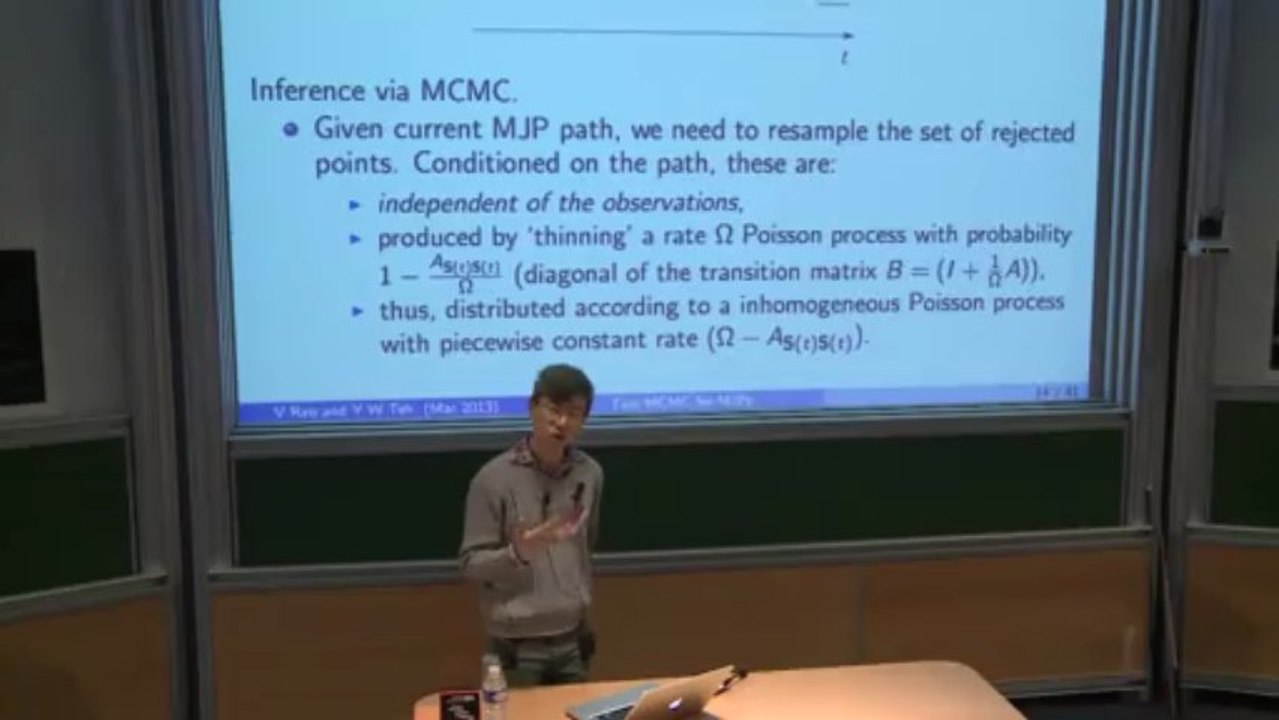 Fast MCMC sampling for Markov jump processes and extensions(Yee Whye TEH-Oxford)