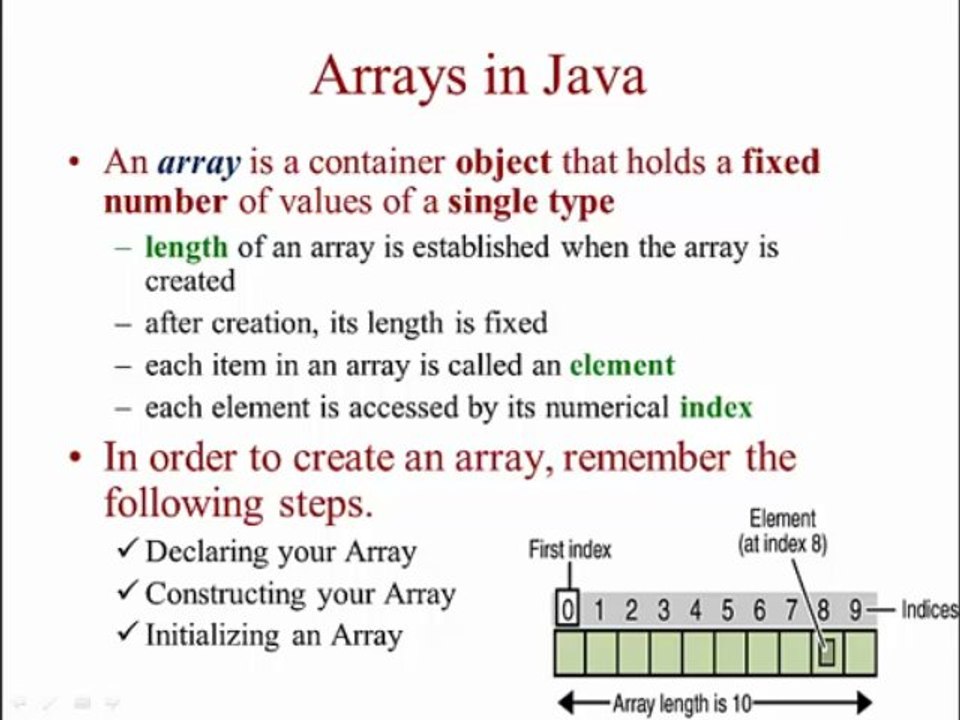 Lecture 5: Arrays