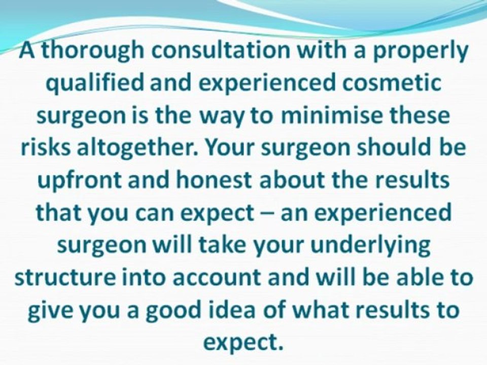 The Pros and Cons of Cosmetic Surgery