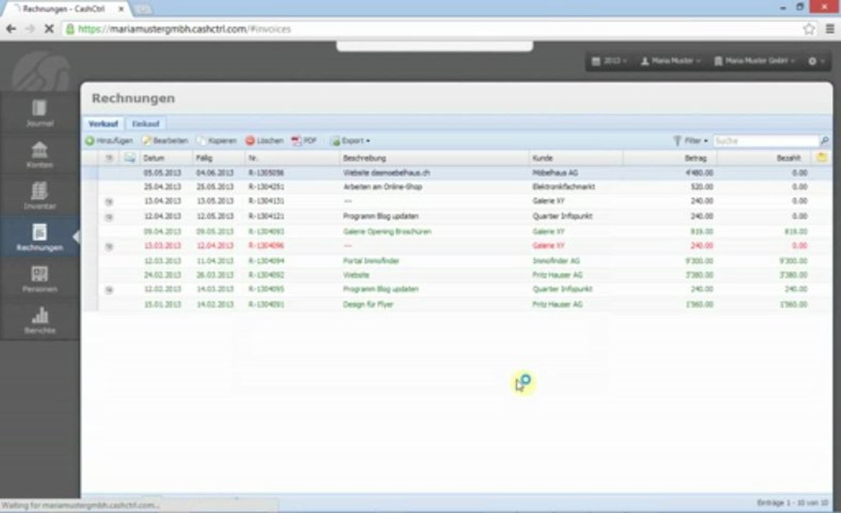 CashCtrl Einführung: Effiziente Finanzverwaltung