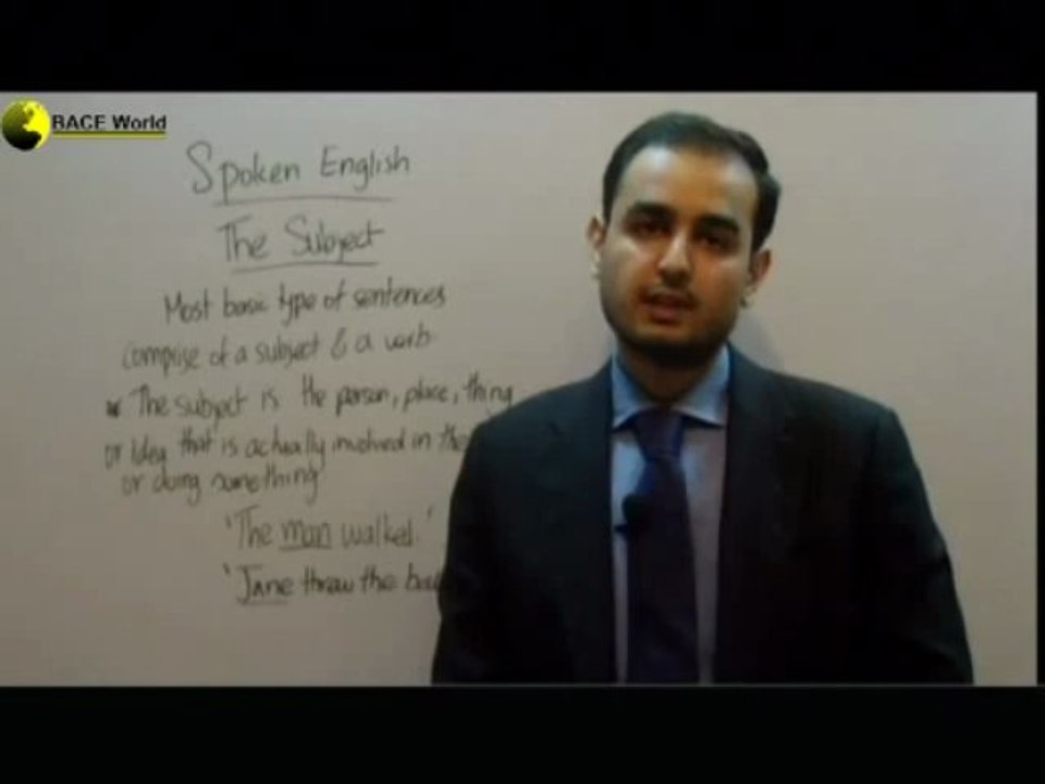 Spoken English ESP - The Subject