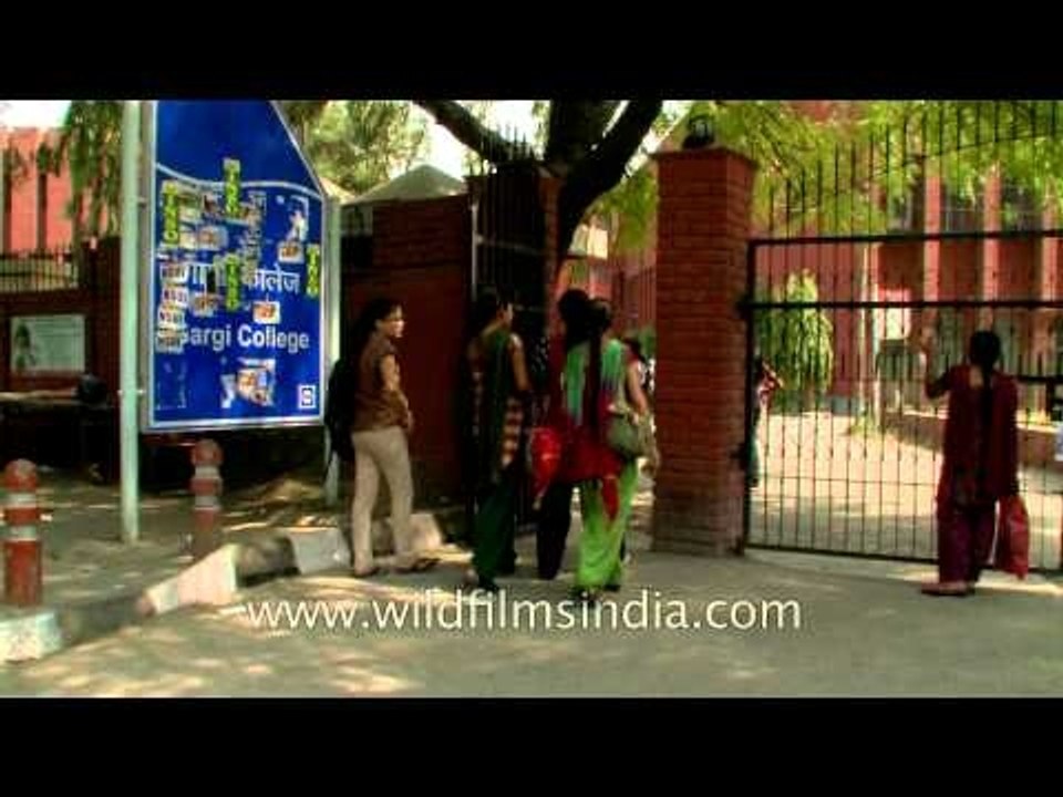 Students arrive for exams