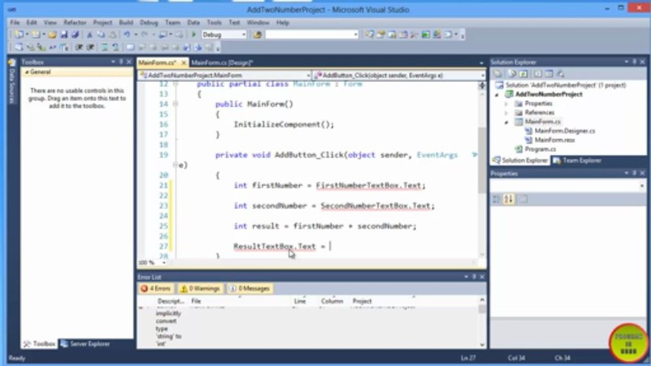 C# Datatypes and Arithmatic Operators In Urdu
