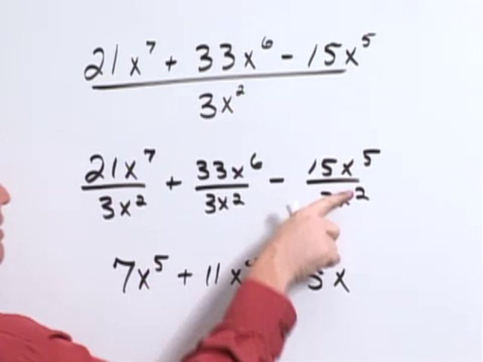 Divide the Polynomials