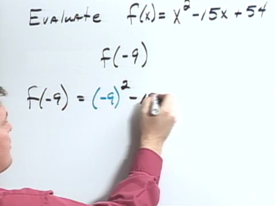 Evaluate The Function  1