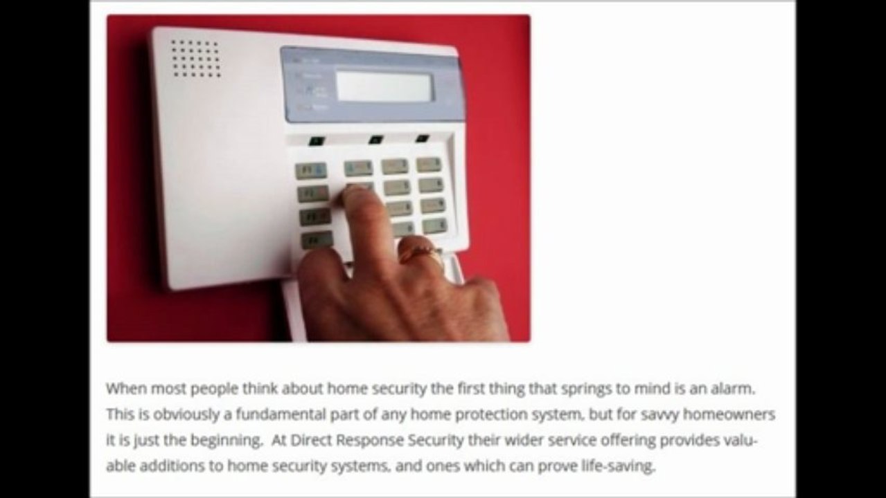 Direct Response security - Alarm information