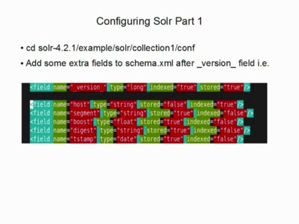 Web Scraping  Using Nutch and Solr 1/3