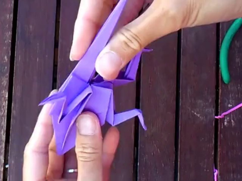 Comment je fais la grenouille origami