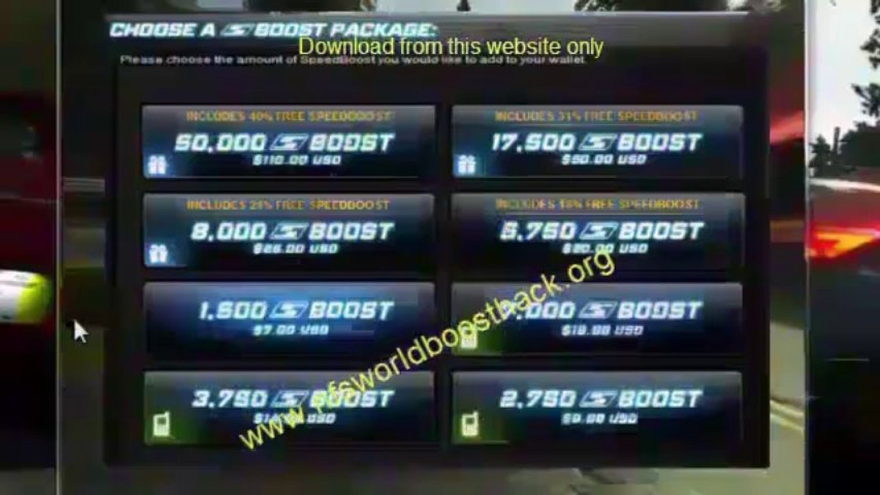 NFS World Hack [Boost and Money and Powerups and more]