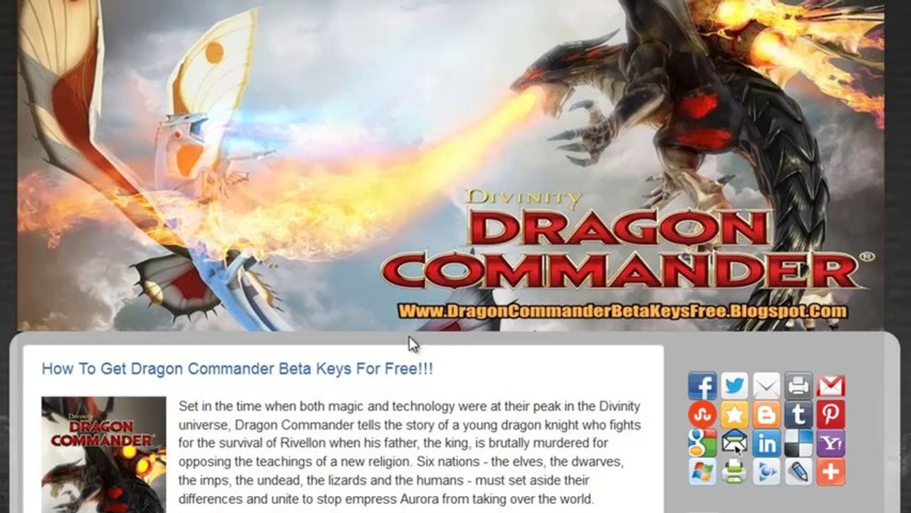 Get Dragon Commander Beta Codes Free