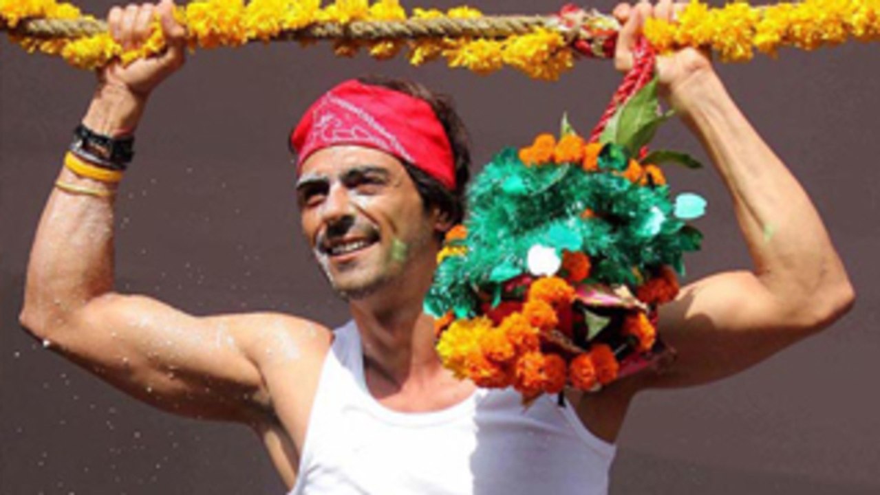 Arjun Rampal @ Dahi Handi Celebration!