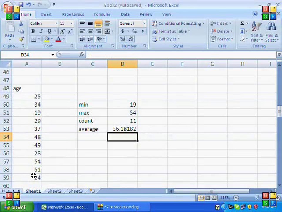 6- MS Excel 2007 Urdu Video Course Class 6 (Urdu Tutorial)