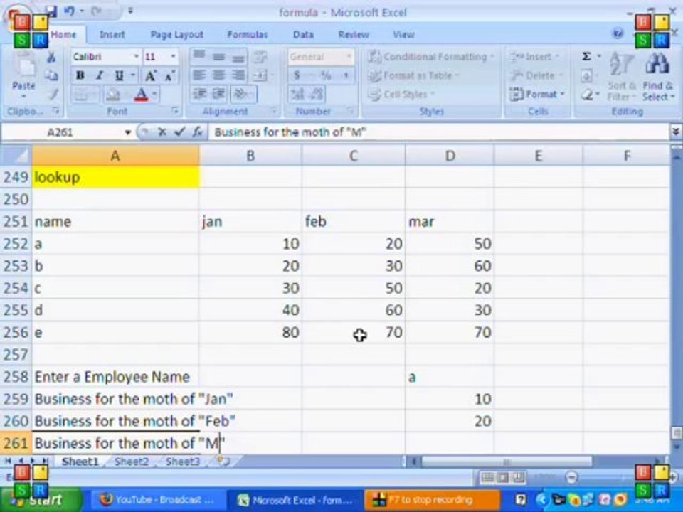 18- MS Excel 2007 Urdu Video Course Class 18 (Urdu Tutorial)