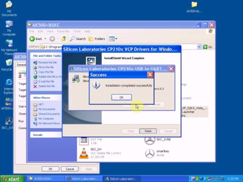 How to install Mercedes Benz AK500+ Key Programmer