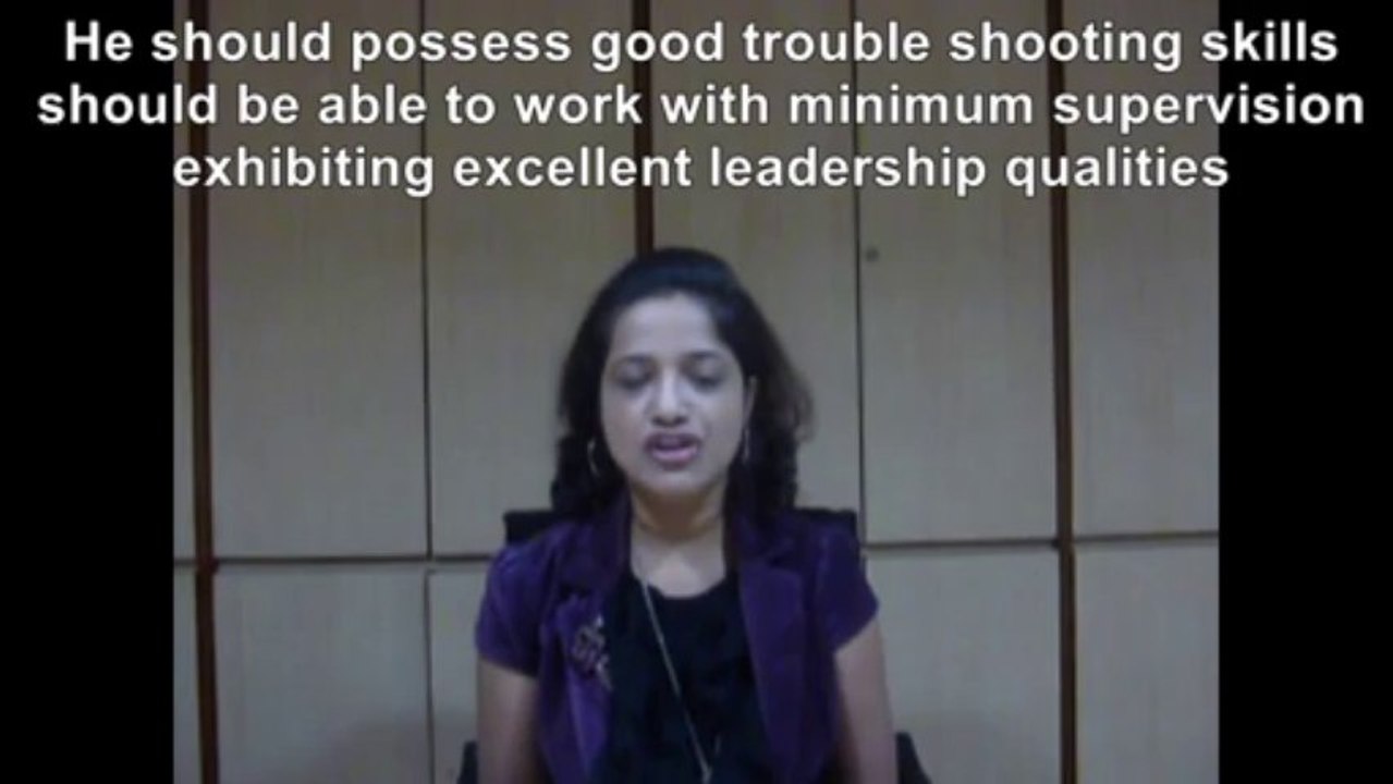 MAINTENANCE JOBS IN AFRICA - SHIFT-IN-CHARGE IN NIGERIA