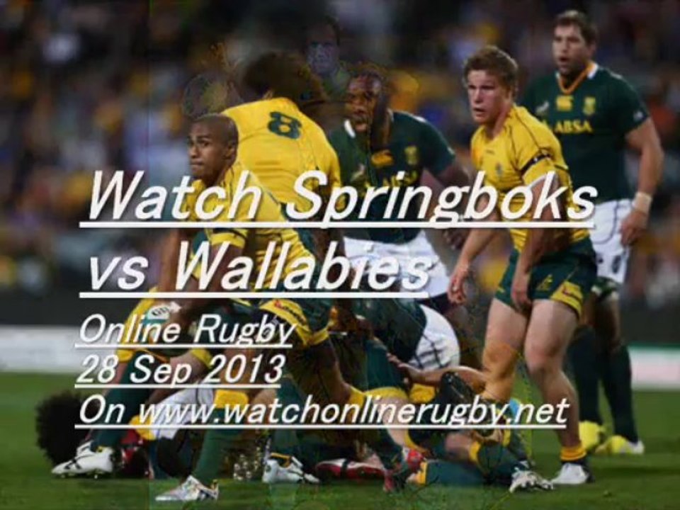 Rugby Coverage Springboks vs Wallabies On 28 Sep