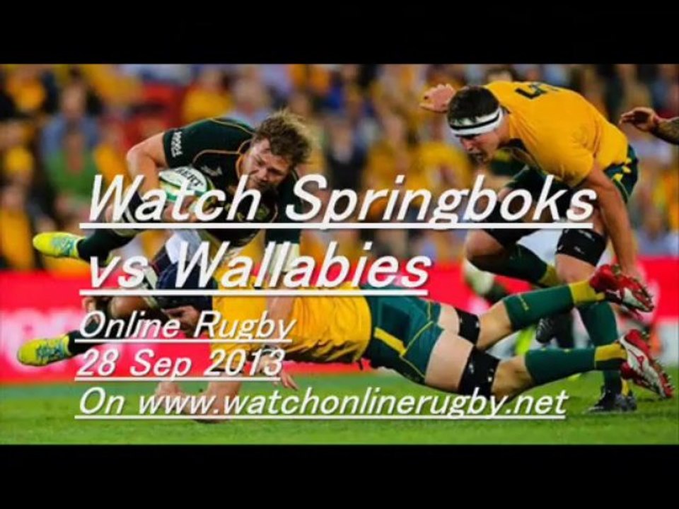 Live Bing Rugby Springboks vs Wallabies