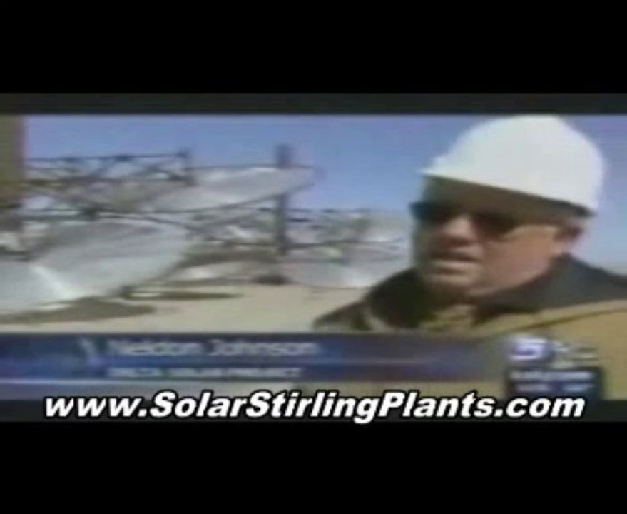 Solar Stirling Motor - Solar Stirling Generator - Solar Stirling Power- Solar Stirling Plant