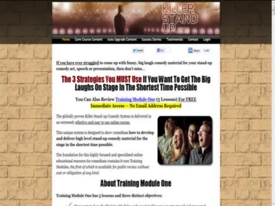 Killer Stand-up Online Course Review + Bonus