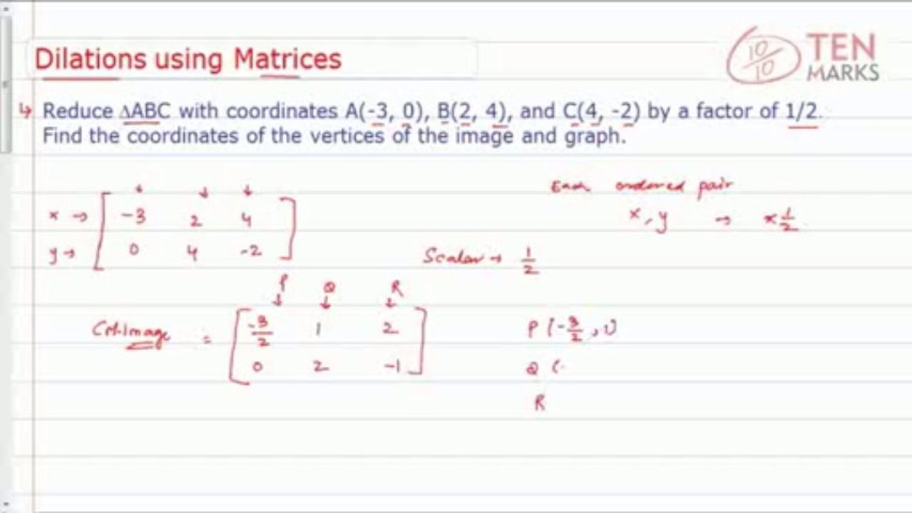 How to Dilate Figures Using Matrices - Learn Fun With Figures