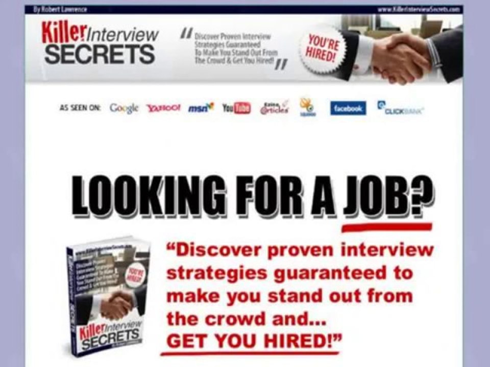 Killer Interview Secrets  75% Commission! Review + Bonus