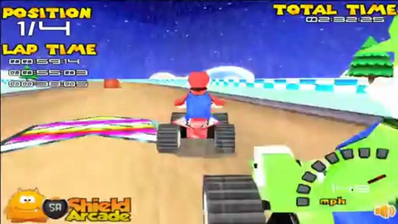 Mario Rain Race - Jogos de Corrida - Jogos de Carros